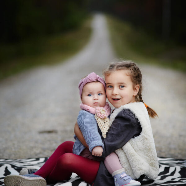 zdjęcia rodzinne w lesie