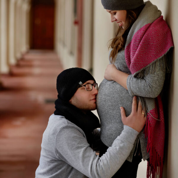 sesja ciążowa w plenerze