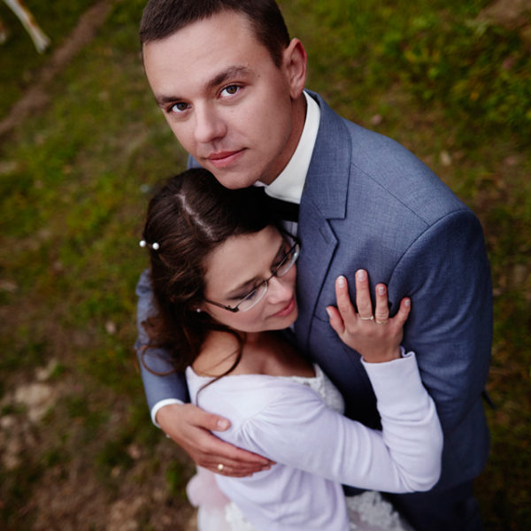 sesja ślubna nad jeziorem Chańcza